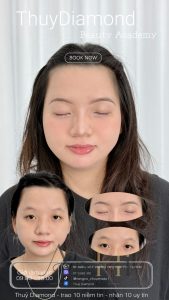 bảng màu môi phun xăm